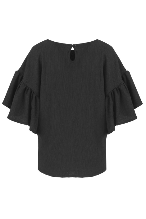 C&S The Label zwarte dames blouse