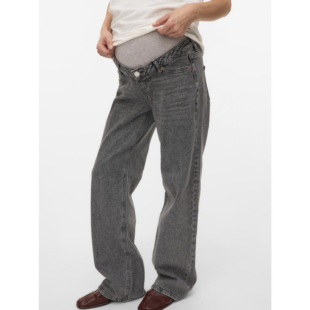 Køb Vero Moda Maternity Medium Grey Denim Vmmtessa Wide Jeans Ra206 Ga Noos