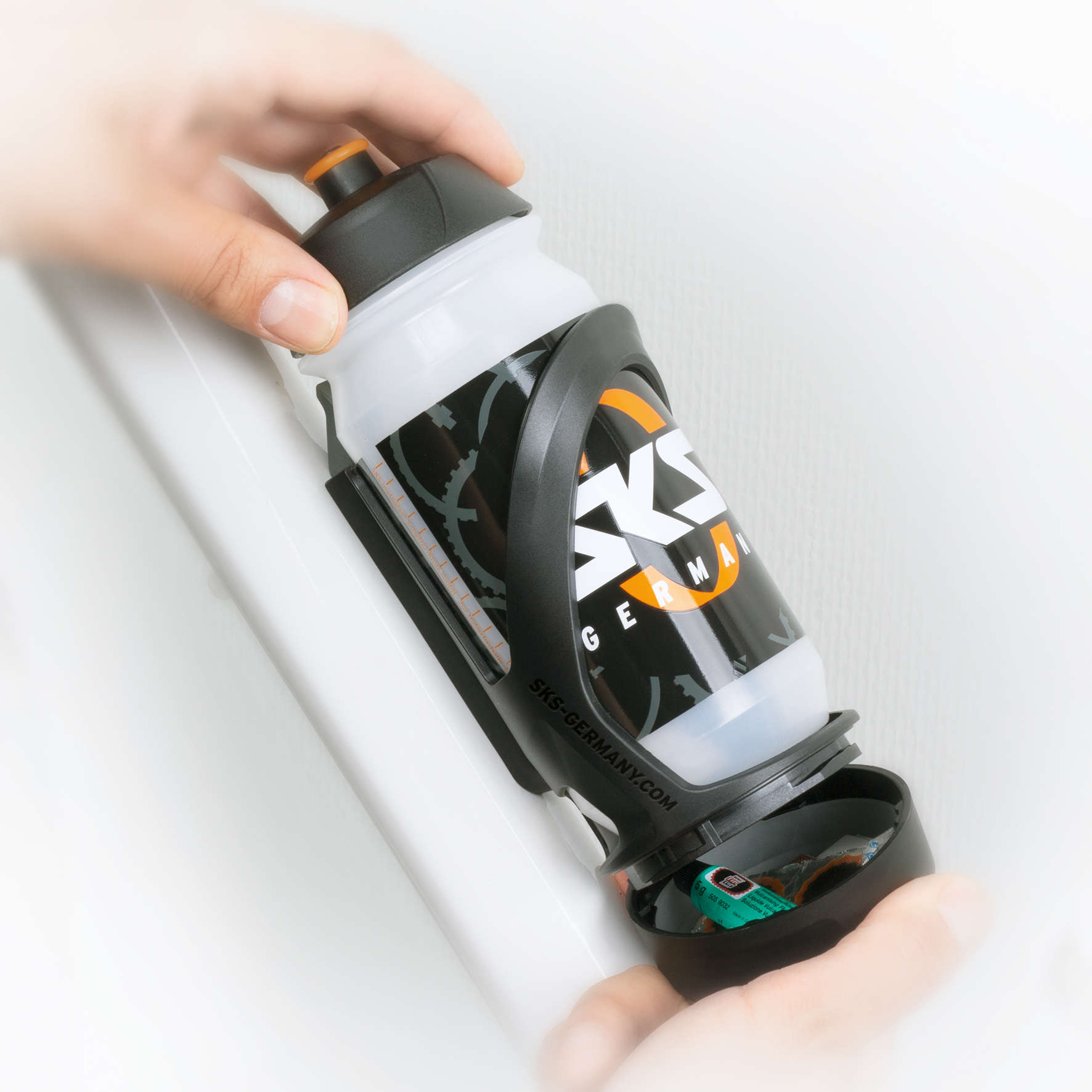 SKS Spacecage Bidonhouder Zwart