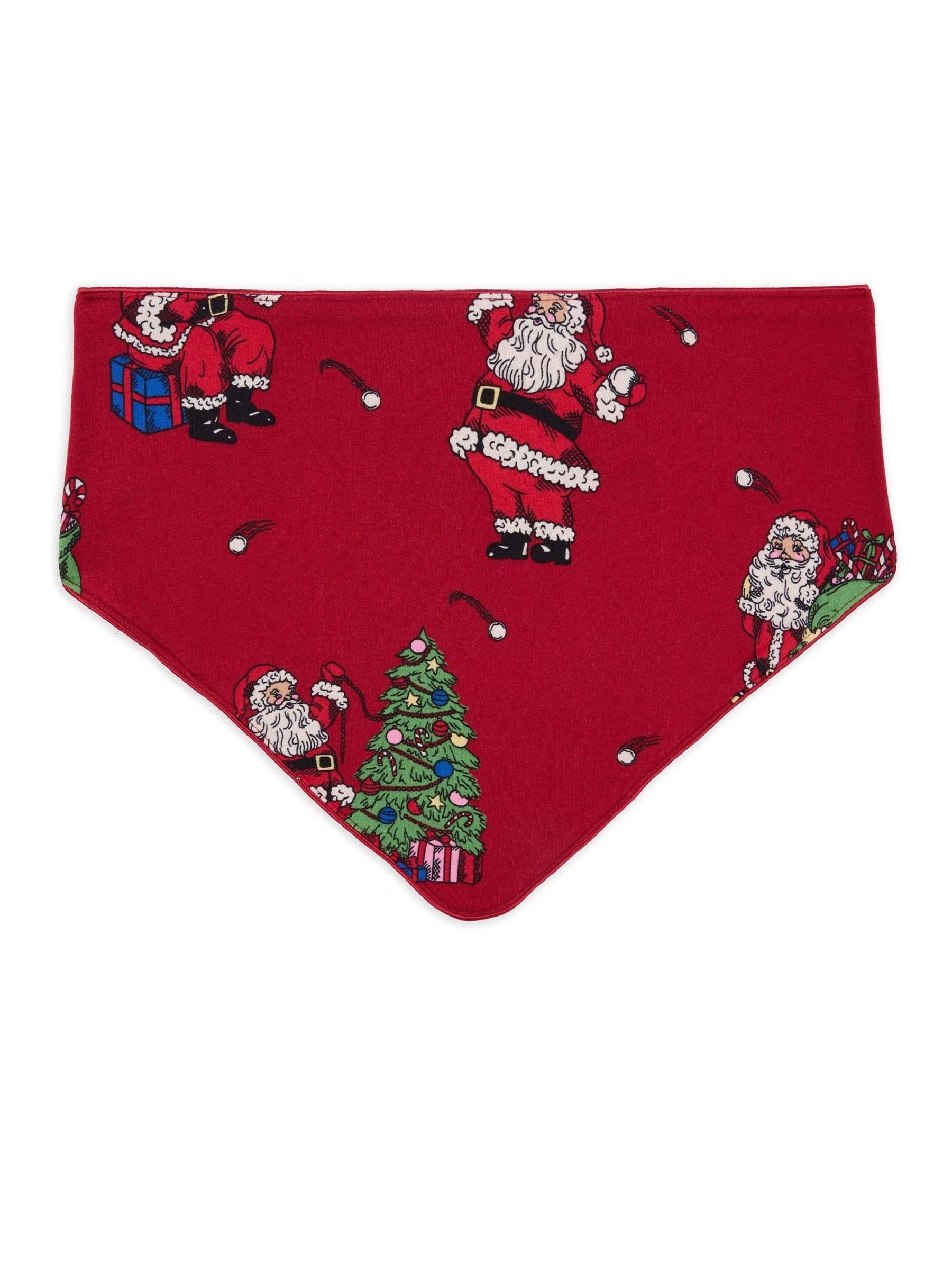 Chelsea Peers Pets Christmas Santa Snowball Print Neckerchief