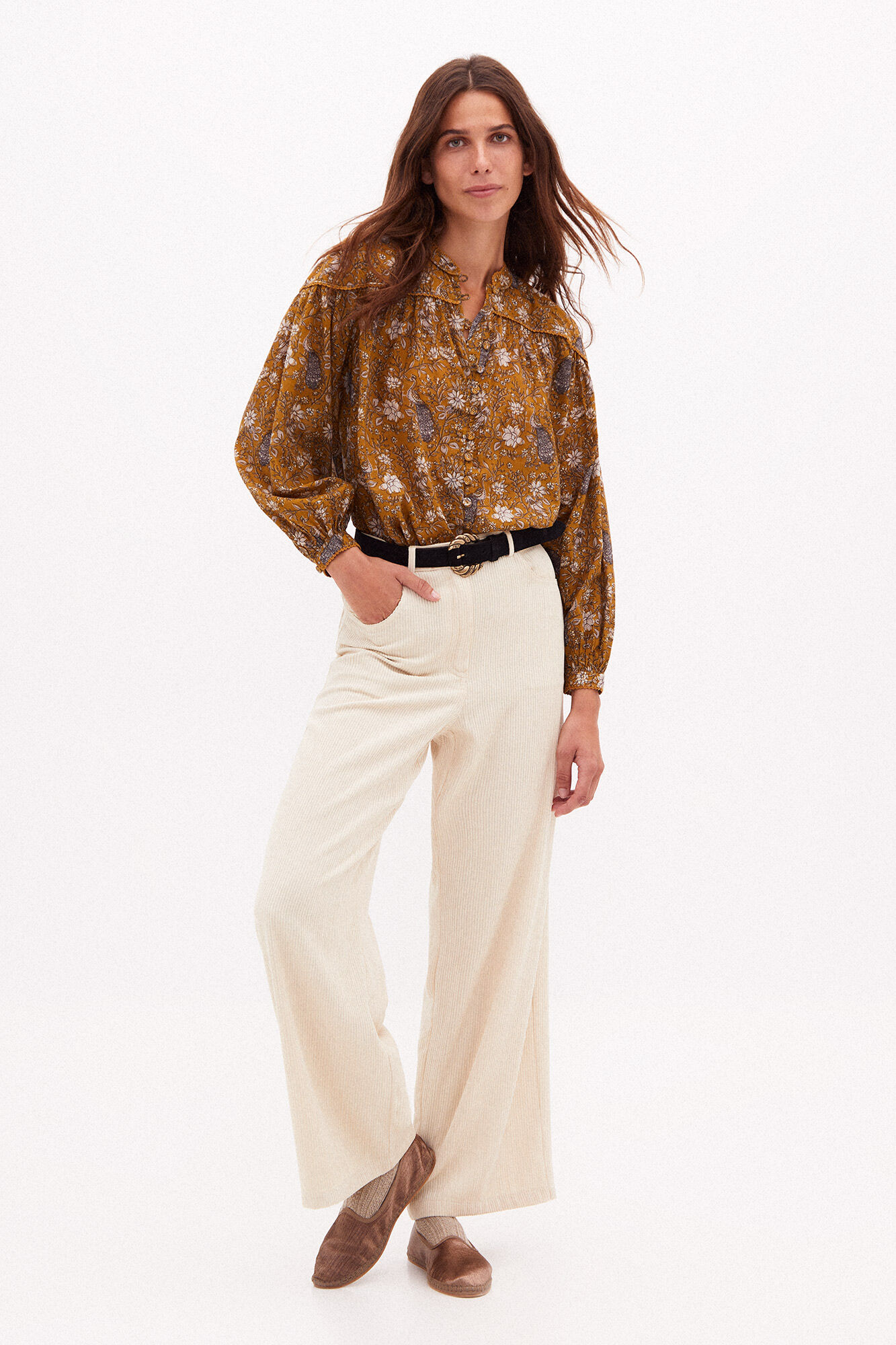 Blusa estampada Bambi - Amarela