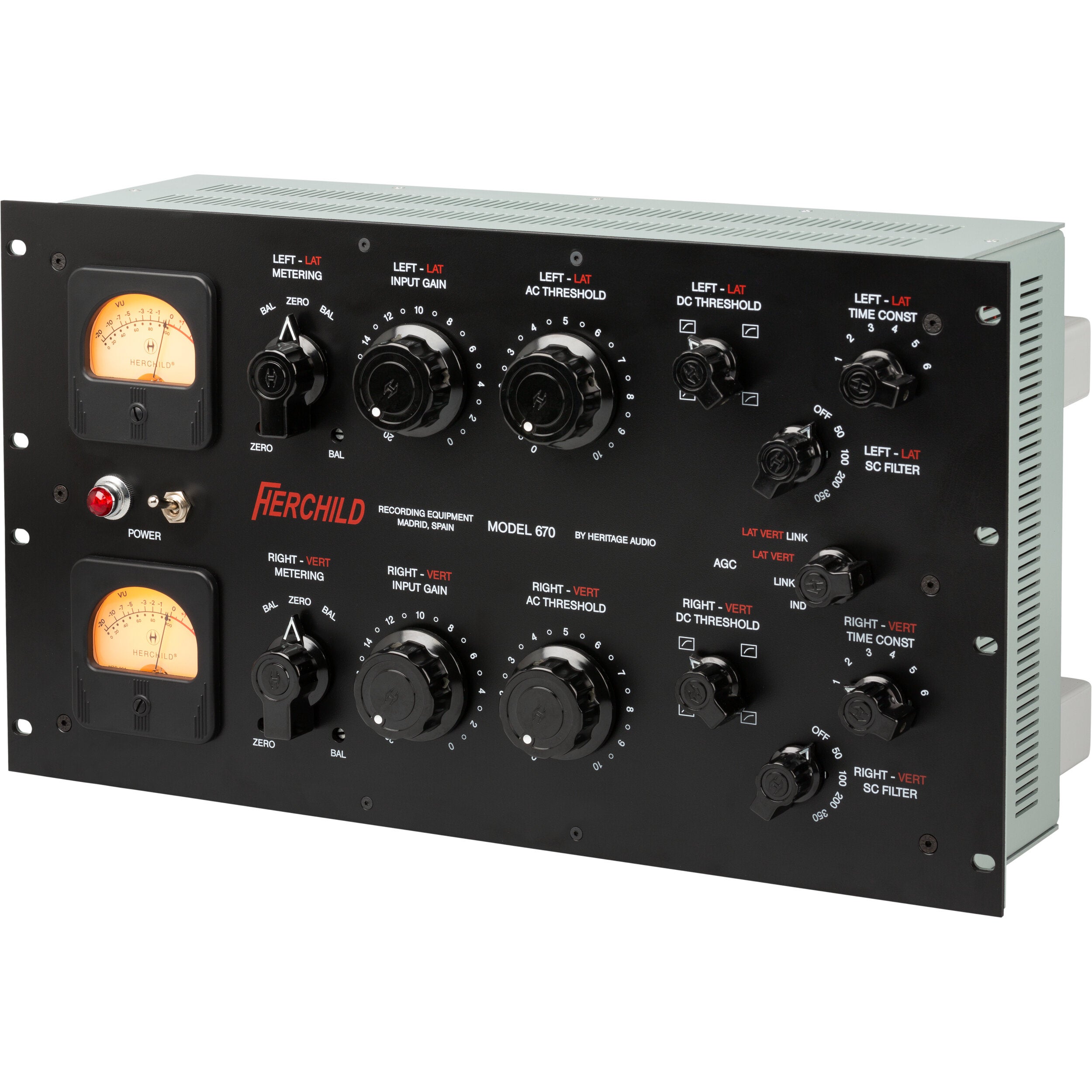 Heritage Audio Herchild Model 670 stereo buizen compressor