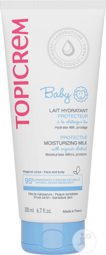 Topicrem Baby Lait Hydratant Protecteur Tube 200ml