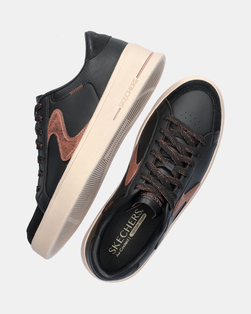Skechers Hiland Quite Chic Lage sneakers  - zwart