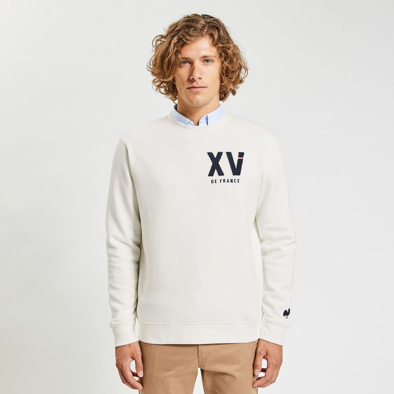 Sweat licence France rugby Blanc