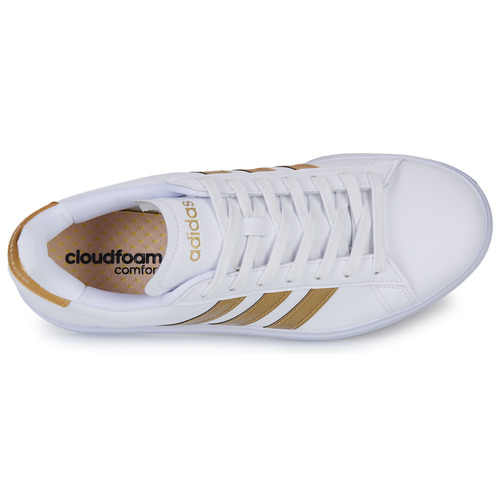 Adidas Sportswear - GRAND COURT 2.0 - Blanc / Doré