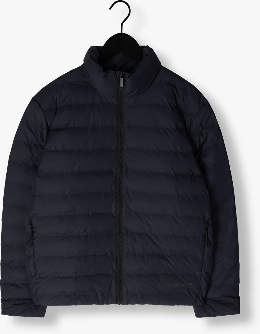 SELECTED HOMME donkerblauwe selected homme gewatteerde jas slhbarry quilted jacket b noos
