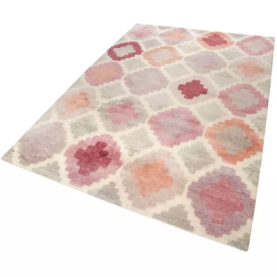 Esprit Kurzflorteppich Nilas Haute Kelim pink
