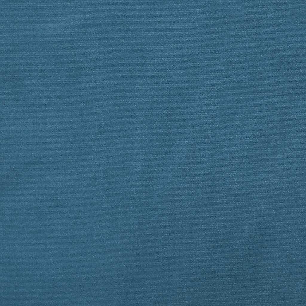 vidaXL Schommelstoel Blauw Bekleed met Fluweel