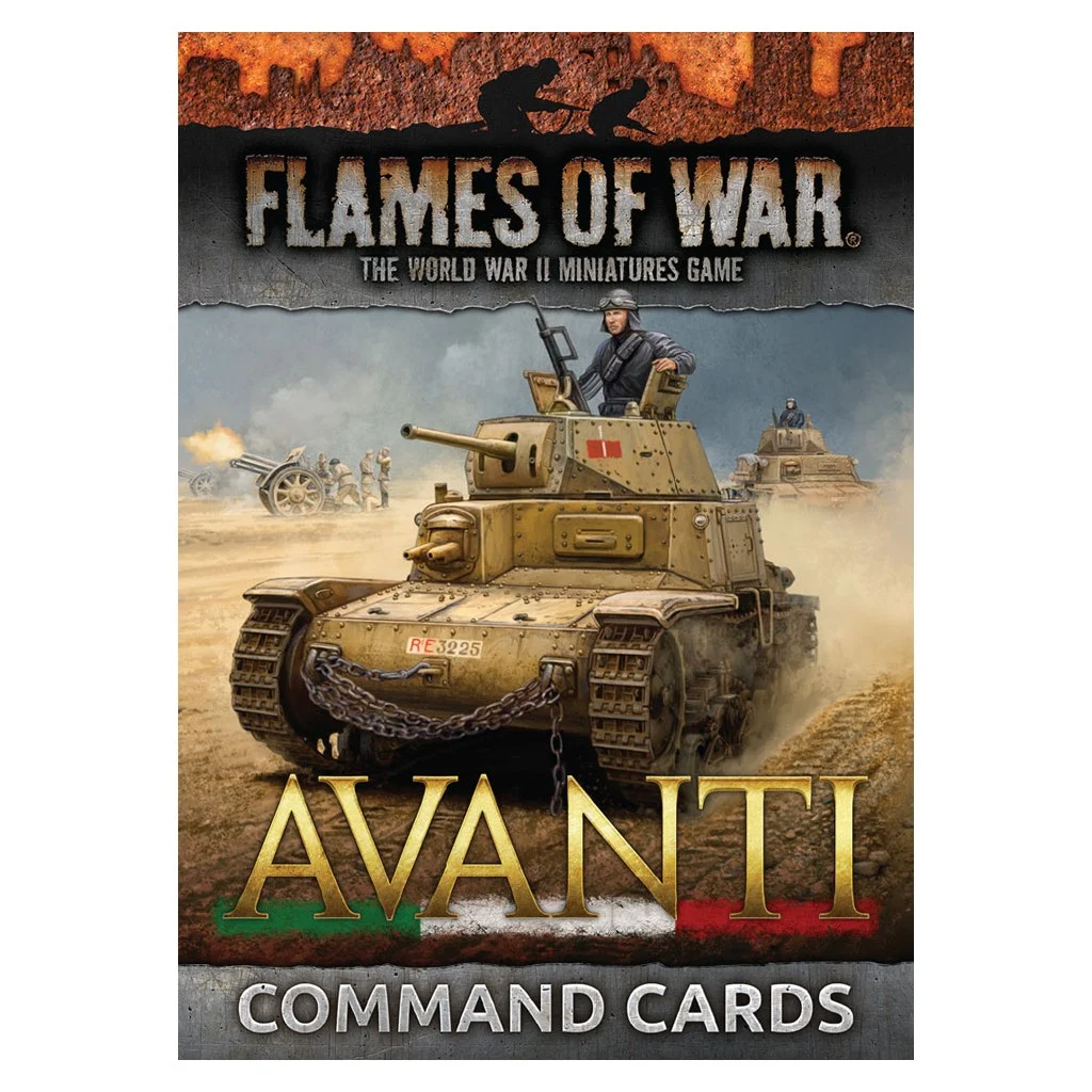 Flames of War - Avanti Command Cards