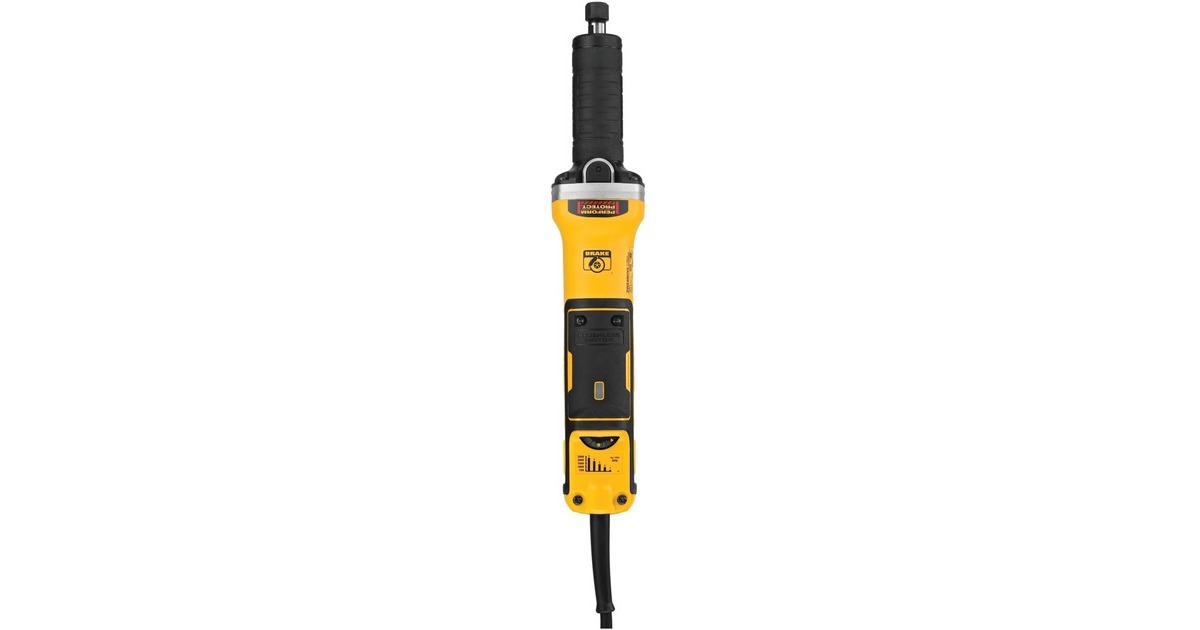 DEWALTBrushless stiftslijper DWE4997-QS rechte slijpmachine  (Geel/zwart, 1300W)