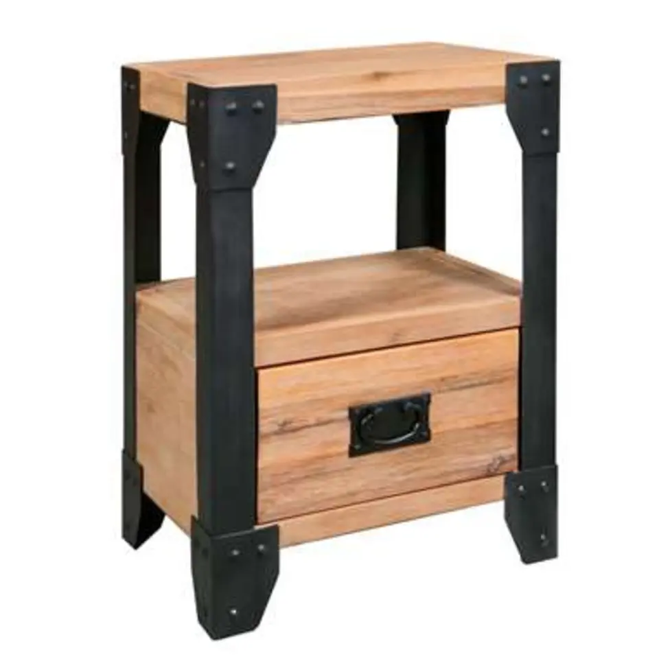 vidaXL - Nachtkast - Bruin - Hout - 2 stuks