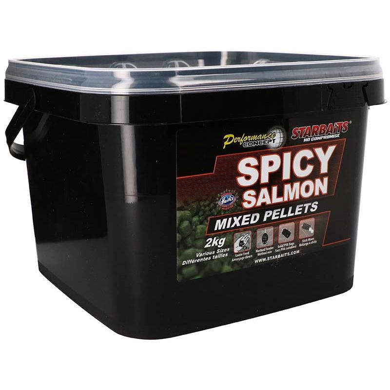 Pellet Starbaits Performance Concept Spicy Salmon Pellets Mixed
