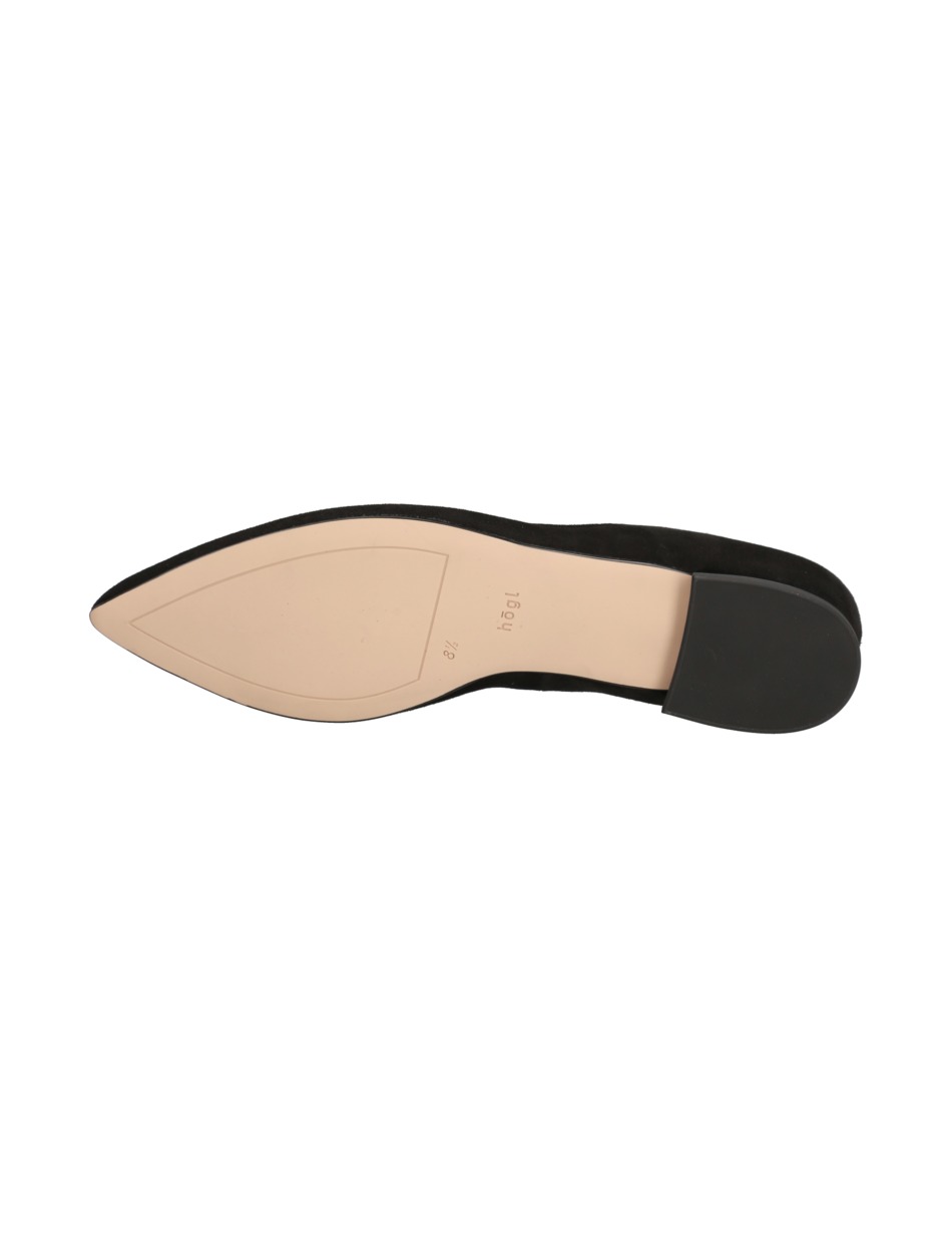 Veloursleder Ballerina