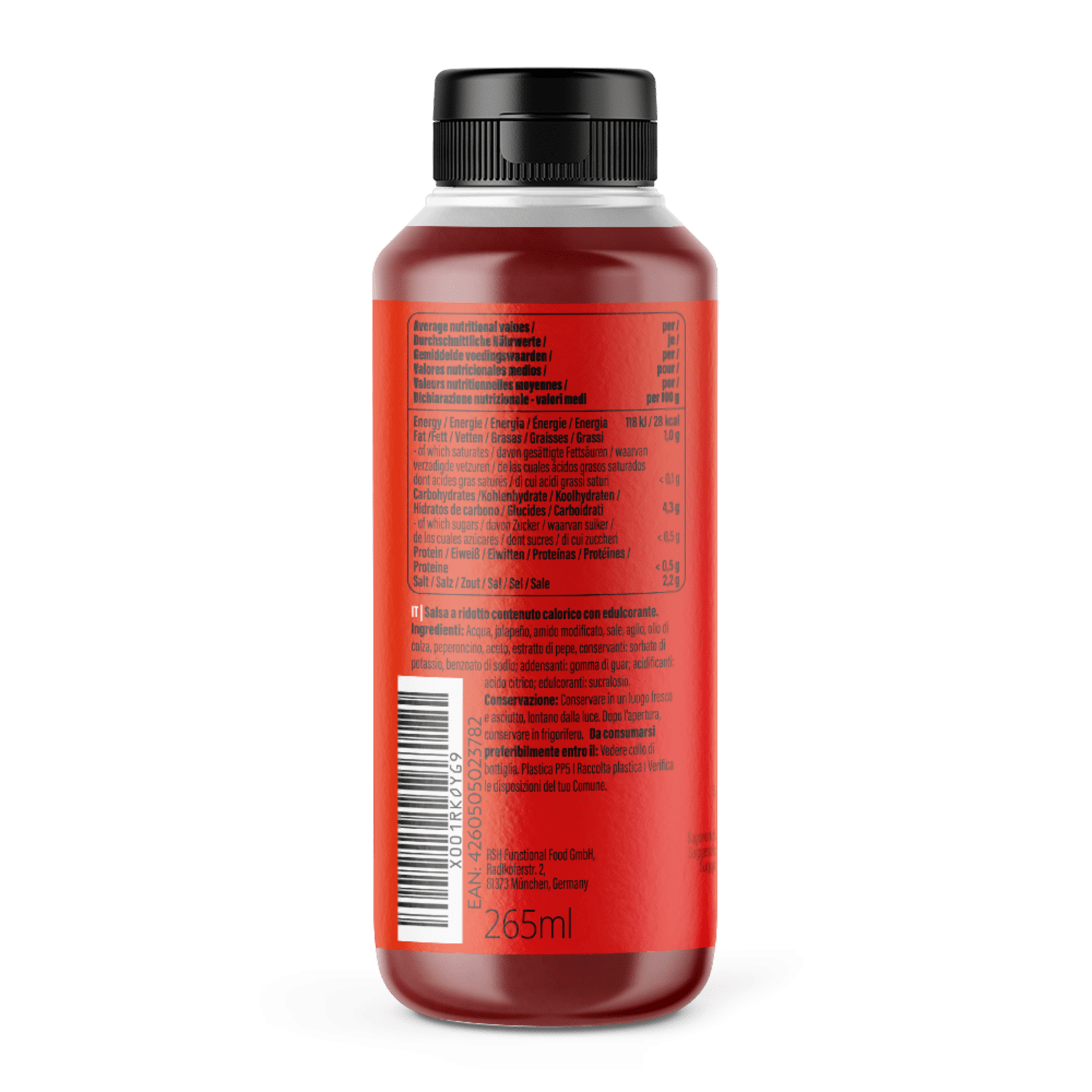 Mamma Mia Zero Saucen - 265ml - Sriracha
