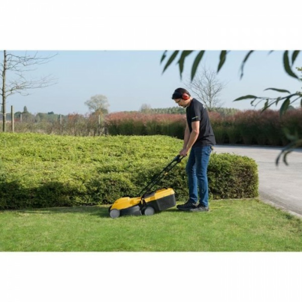 Tondeuse a gazon powerplus gazon et coupe-bordure électrique powxg6212t - a gazon 1300w & 32 mm ø et coupe-bordures 250w & 22