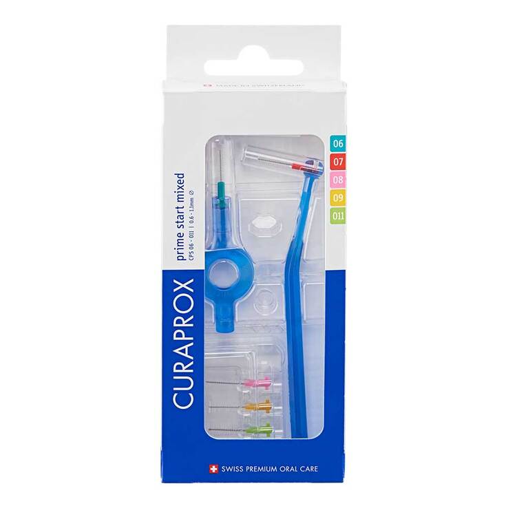 Curaprox Interdental Set Cps mixed 1x 06 - 011 5 Bürstchen+ 2 St Halter, 1 P