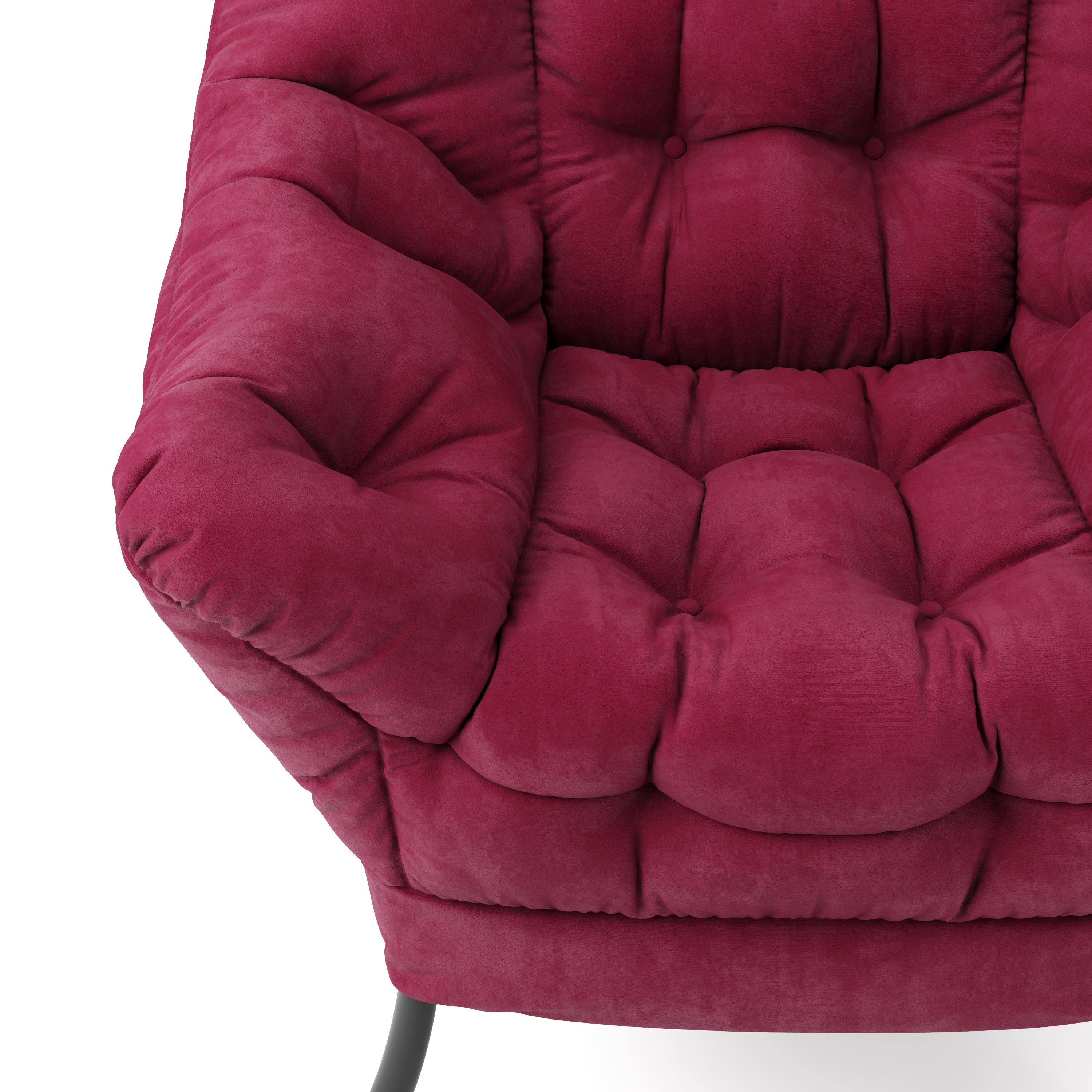 Sessel Samt SARY bordeaux