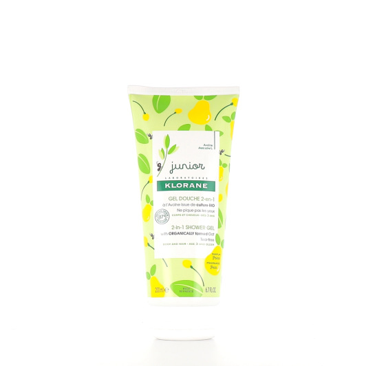 Gel douche 2 en 1 corps et cheveux Klorane Petit Junior