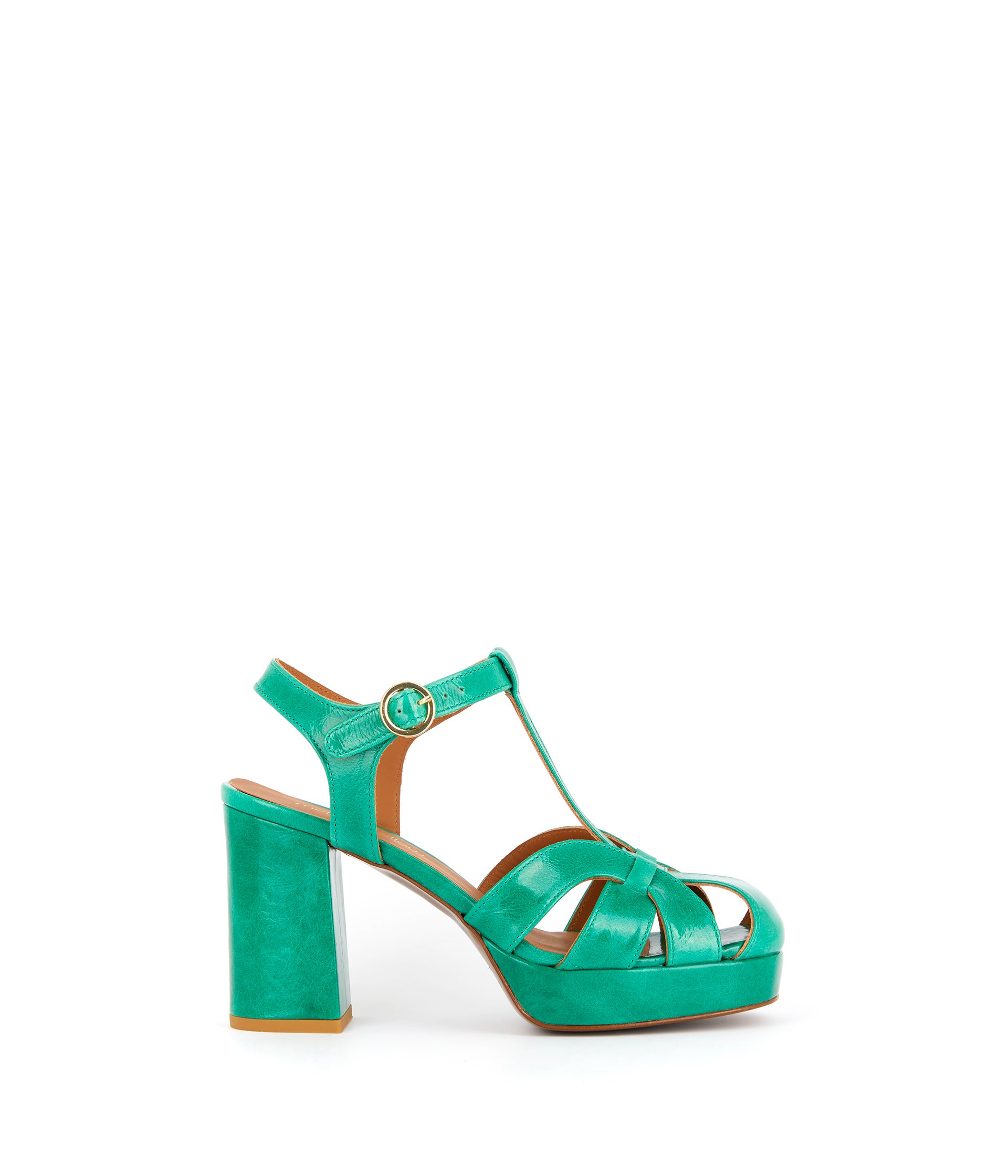 Sandales vertes Lauriane