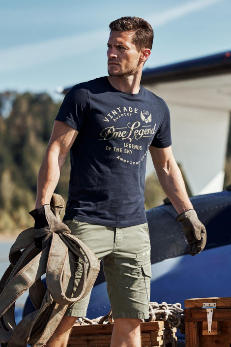 PME legend blauwe heren t-shirt