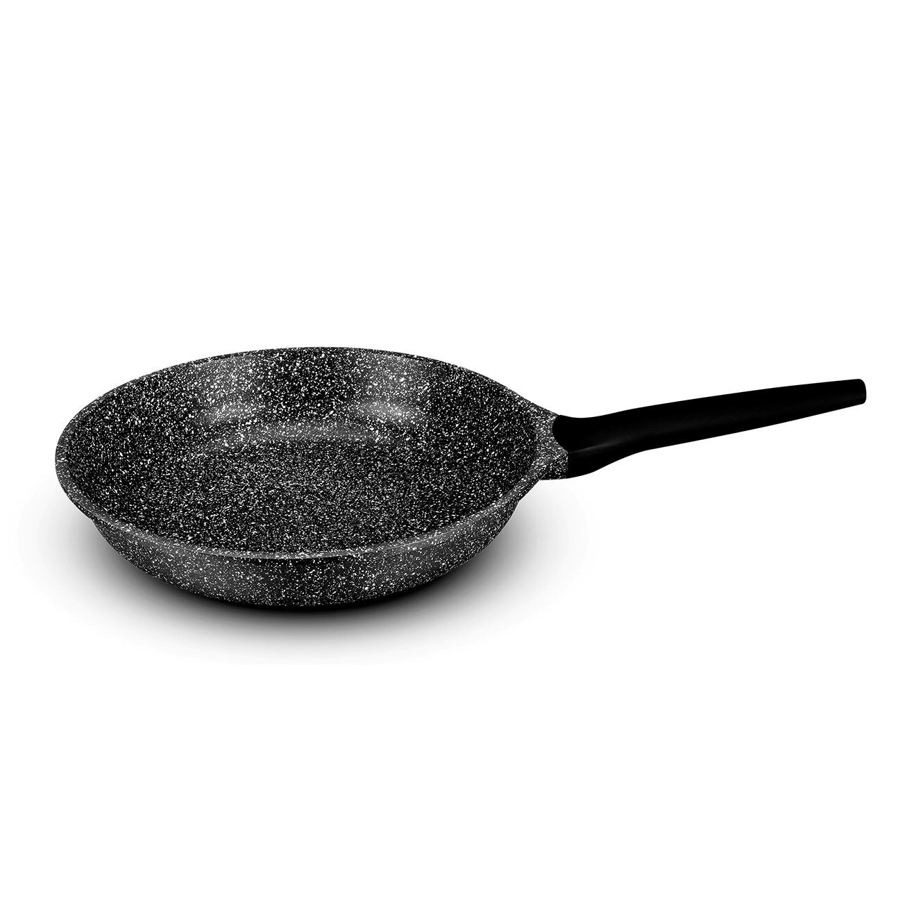 Durand Dupont Poêle fonte d'aluminium induction effet pierre gisors p24tfi noire - D.24 cm