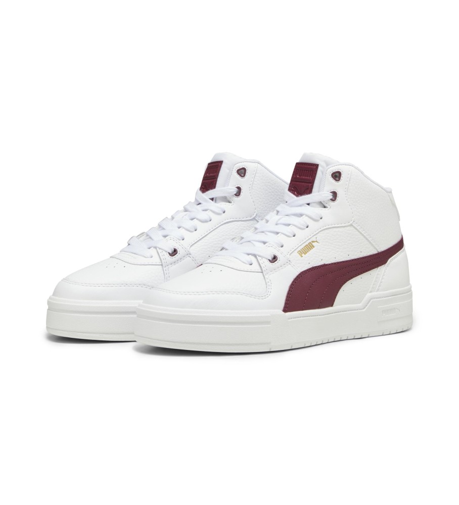 Tênis Puma CA Pro Mid de couro, branco