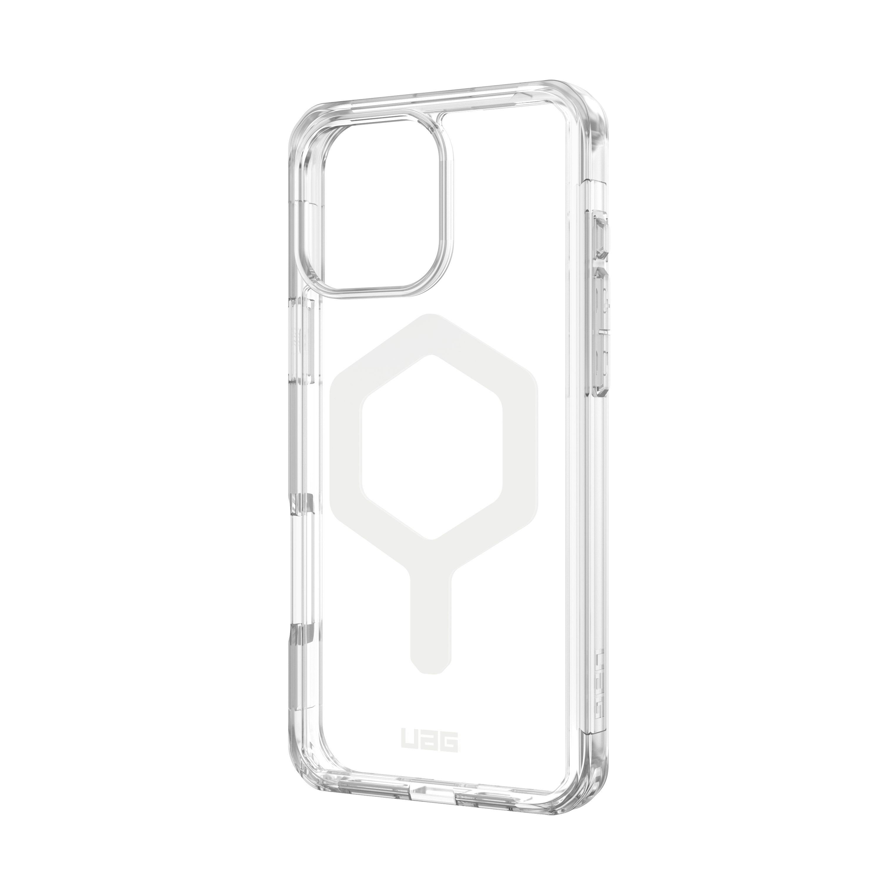iPhone 16 Pro Max MagSafe Hybrid Schutzhülle Plyo (114481114341) - Transparent (Ice)