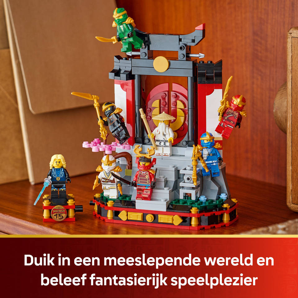 LEGO NINJAGO 15-jarig jubileum display met ninjapersonages 71866
