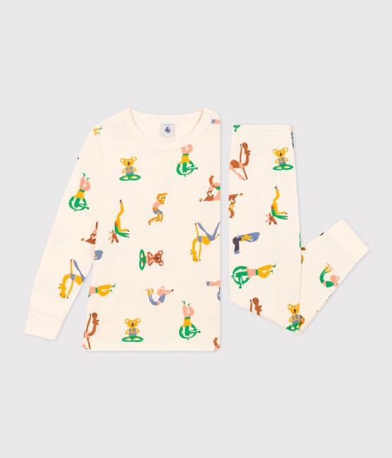 Pyjama imprimé motif animaux en coton enfant