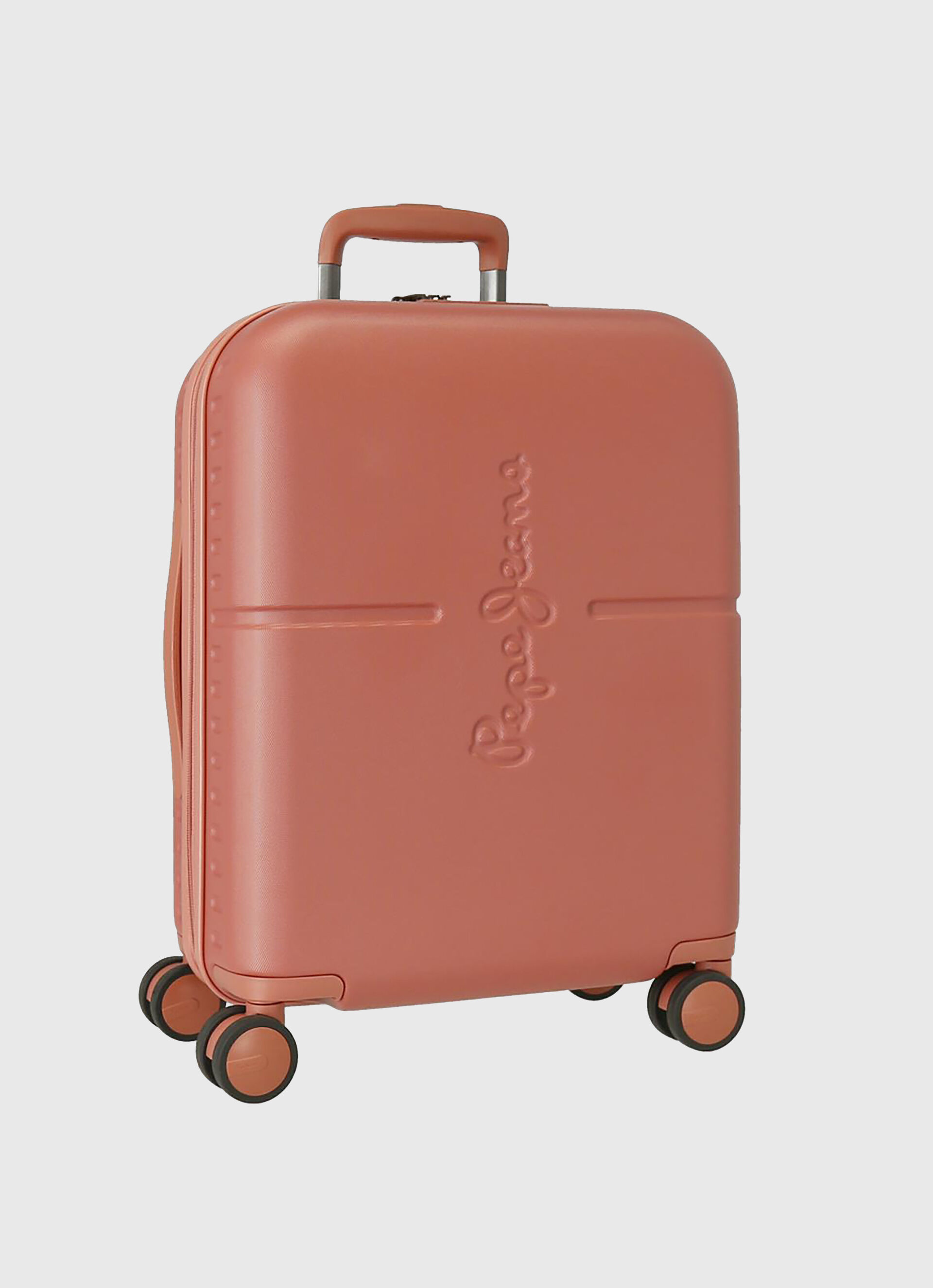 MALETA 55CM ABS - terracotta browntalla única