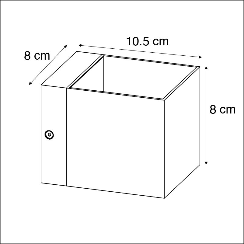 Moderne witte wandlamp - Transfer