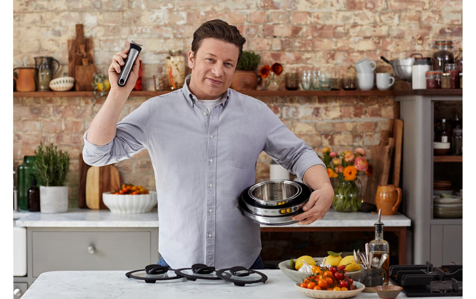 Pfannen-Set Jamie Oliver Ingenio 9-teilig<br>Platzsparendes und vielseitiges Kochgeschirr