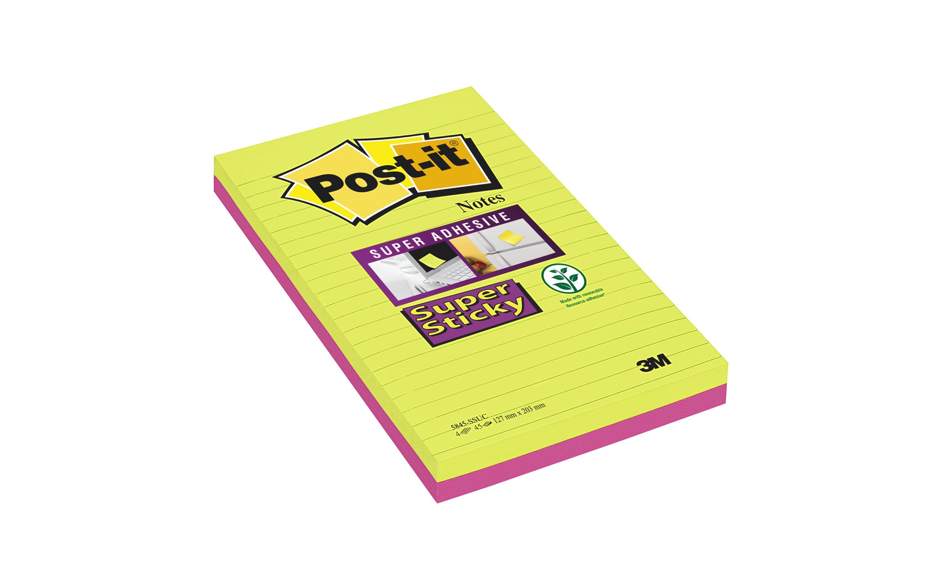 Notizzettel Post-it Super Sticky 2 Blöcke à 45 BlattPost-it Super Sticky