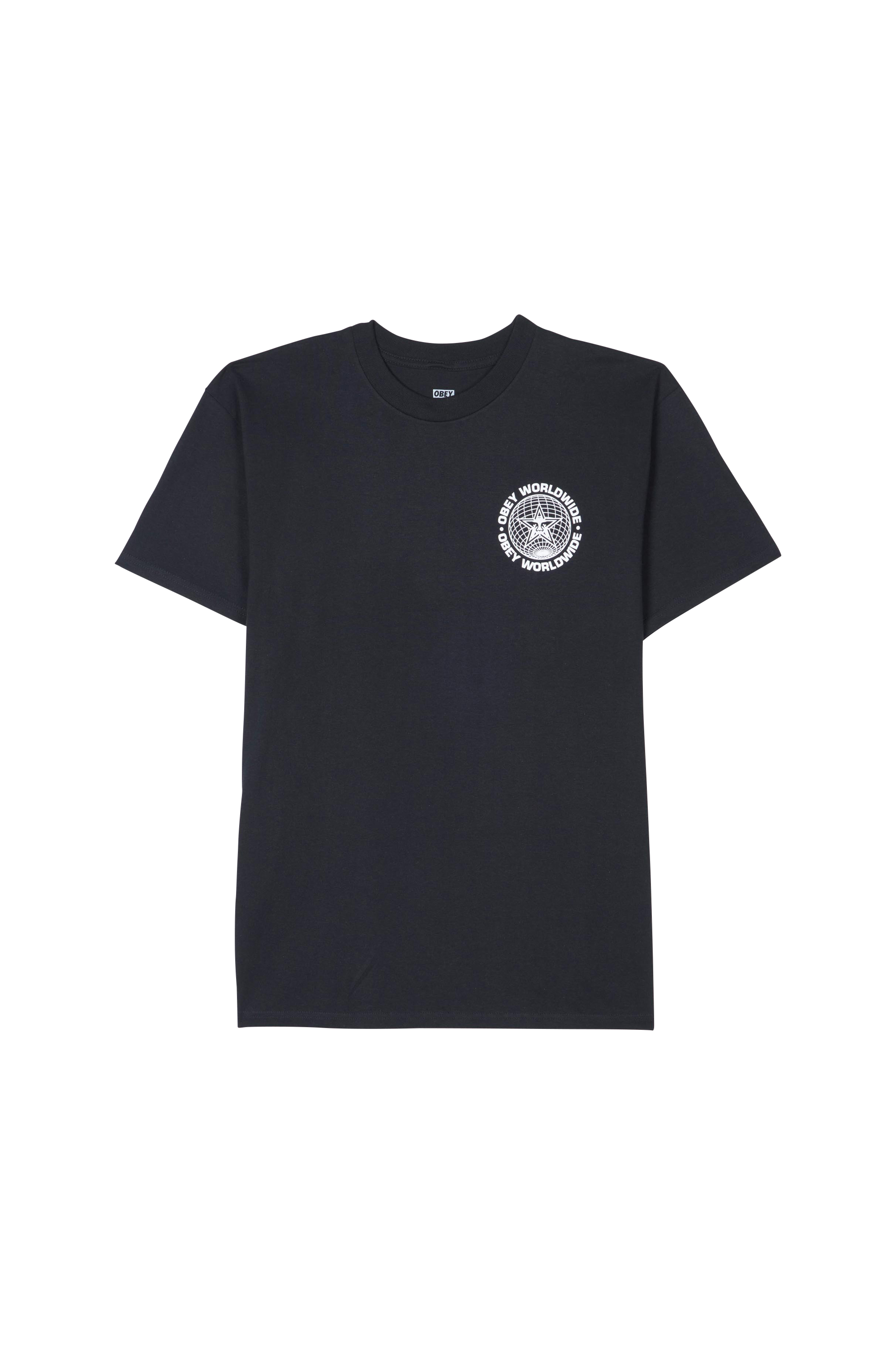 OBEY T-shirt WORDWIDE GOBE Noir