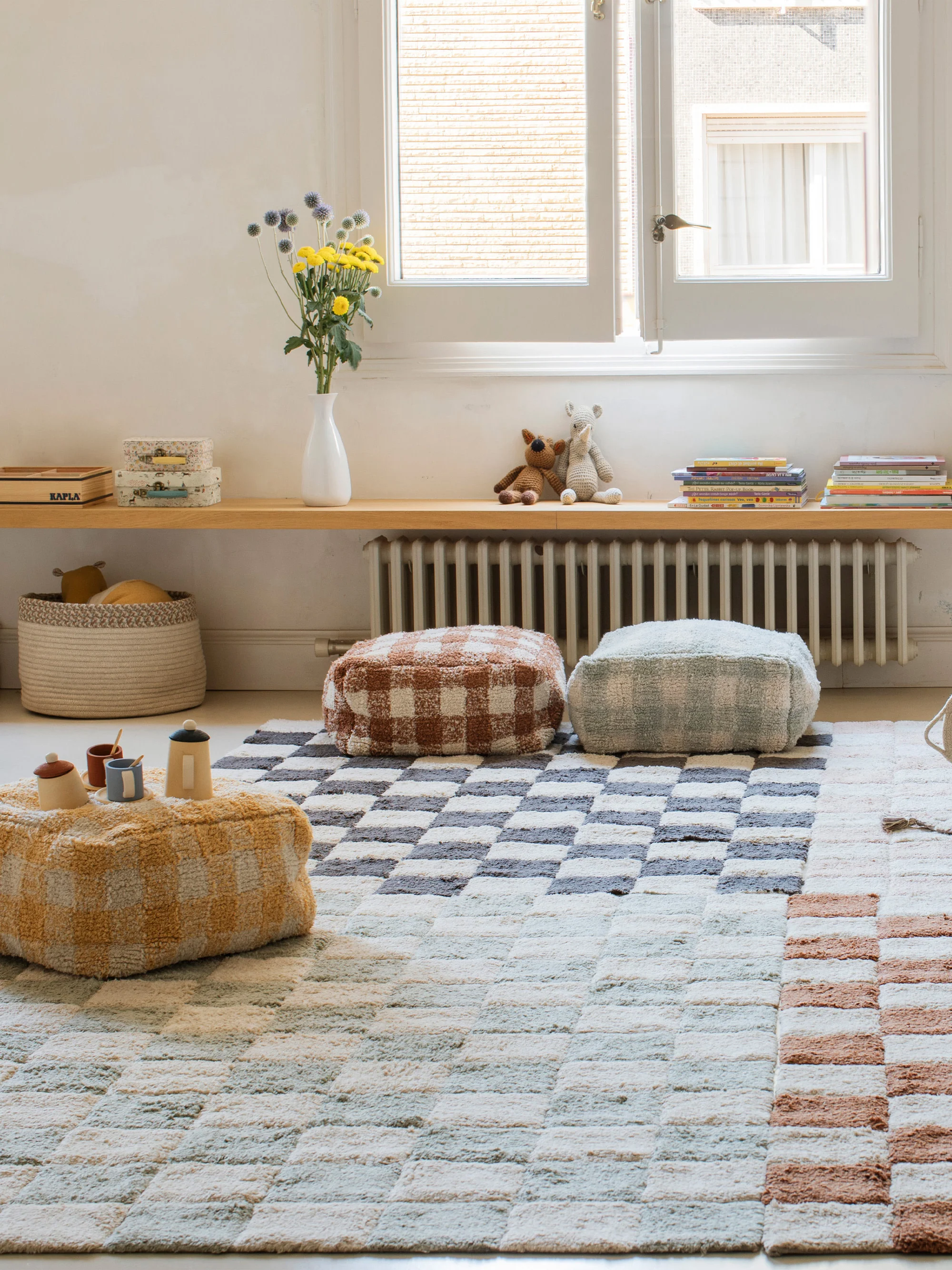 Wasbaar kindervloerkleed Kitchen Tiles, in verschillende formaten