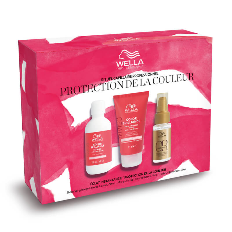Coffret Cheveux Colorés Fins à Moyens Invigo Color Brilliance Wella Professionals
