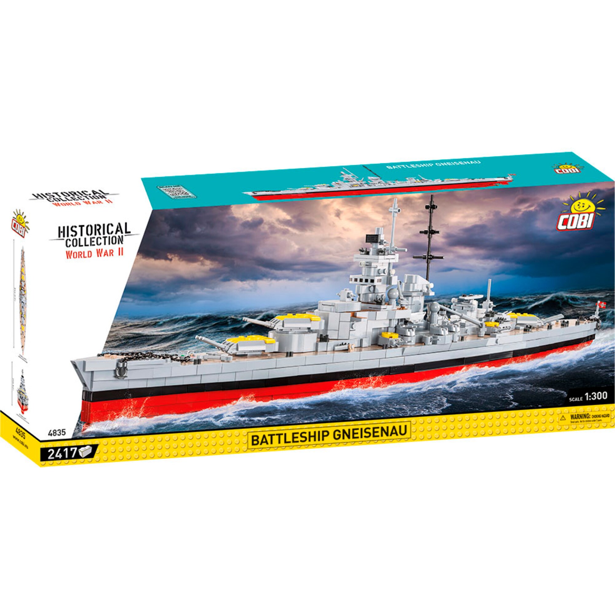 COBI Konstruktionsspielzeug Battleship Gneisenau