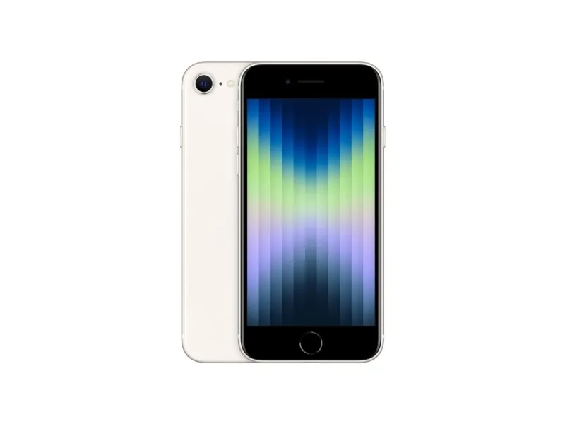 Apple iPhone SE (3rd generation) - 5G smartphone - dual-SIM / Intern hukommelse 128 GB - LCD-skærm - 4.7