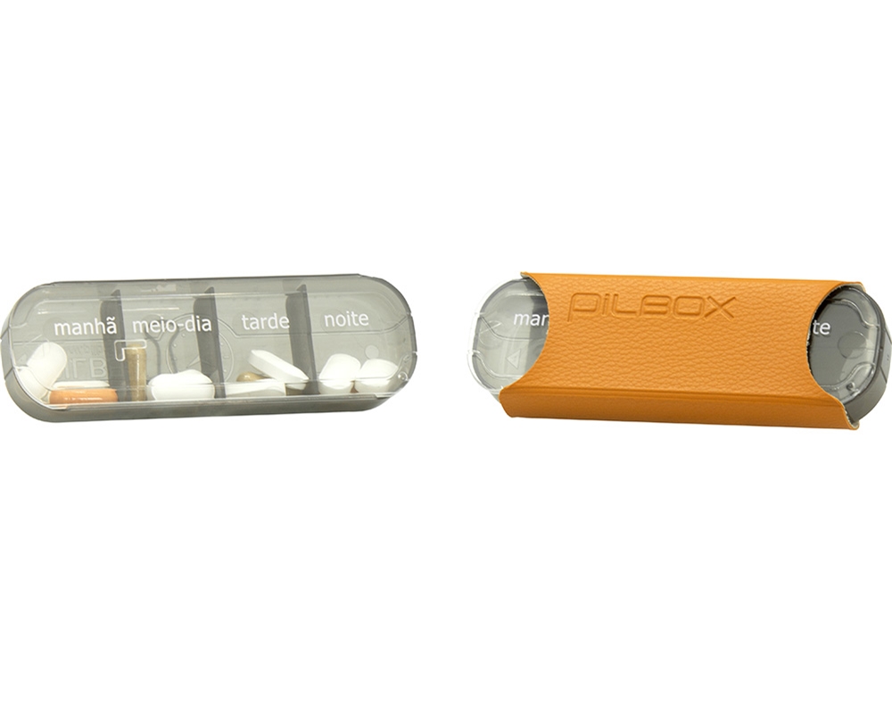 CAIXA PILBOX MEDICAMENTOS DIÁRIA 4 TOMAS