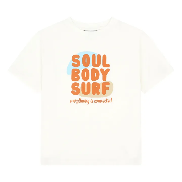 Hundred Pieces T-shirt Manches Courte Coton Bio | Ecru