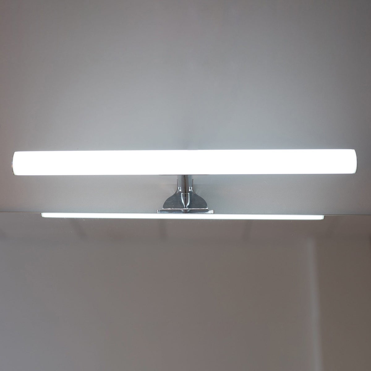 Ronde LED-spiegelklemlamp 40cm | Aurora