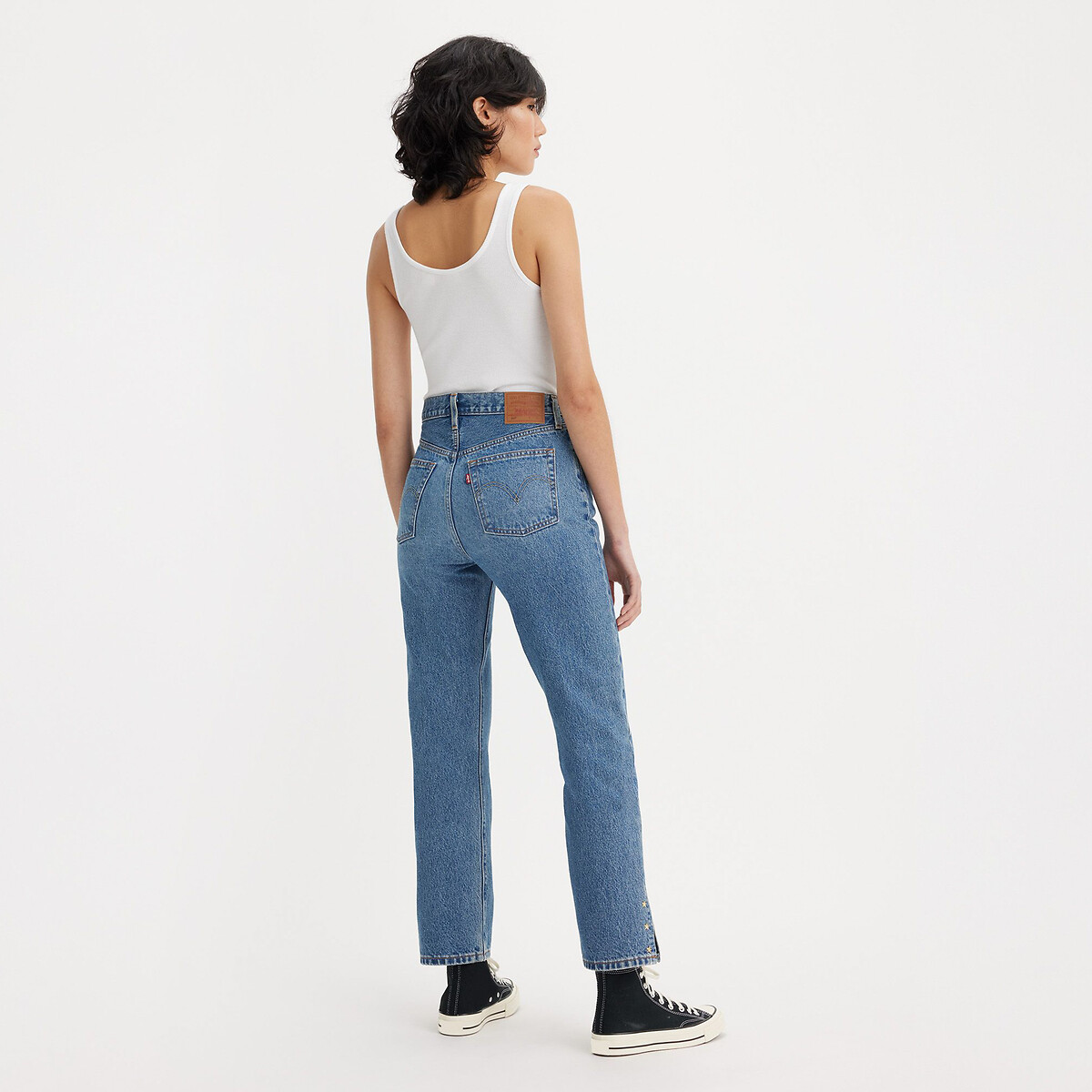 Calça Jeans 501® Cropped da Levi's