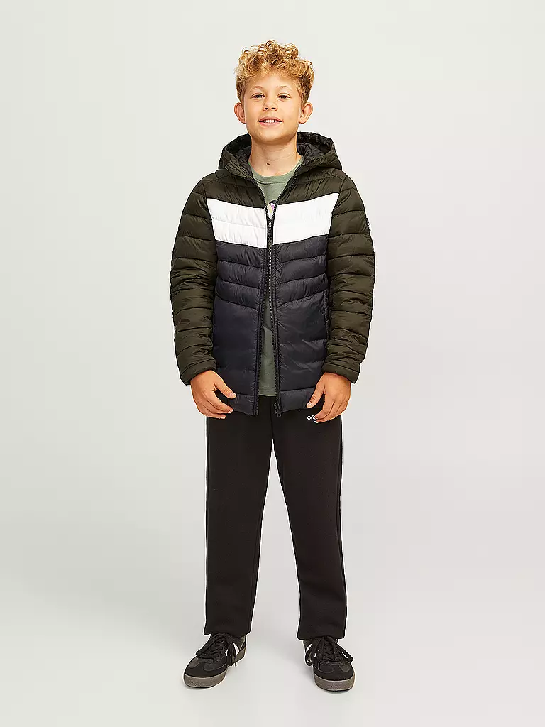 JACK & JONES Jungen Steppjacke JJESPRINT olive