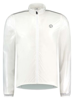 Veste Velo Pluie Vent Rogelli Emergency - Homme - Blanc