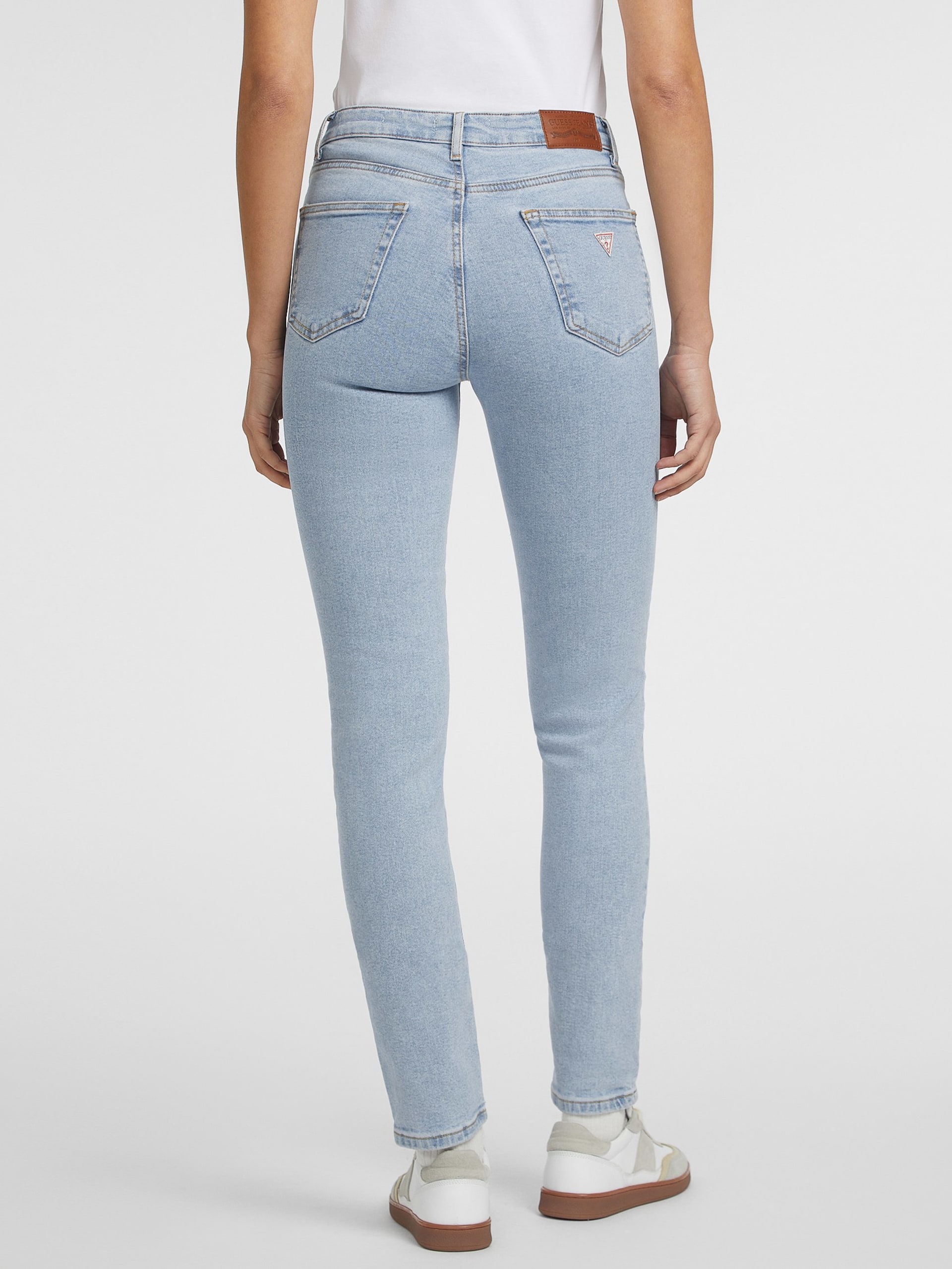 Calça jeans skinny de cintura alta G05