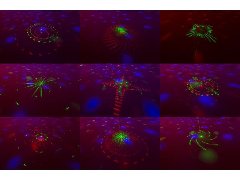 MAX Lichteffekt DJ10 Jelly Moon Jelly Moon mit rotem und grünem Laser