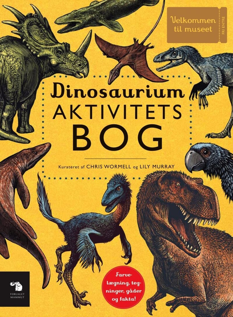 Dinosaurium Aktivitetsbog - Chris Wormell - Bog