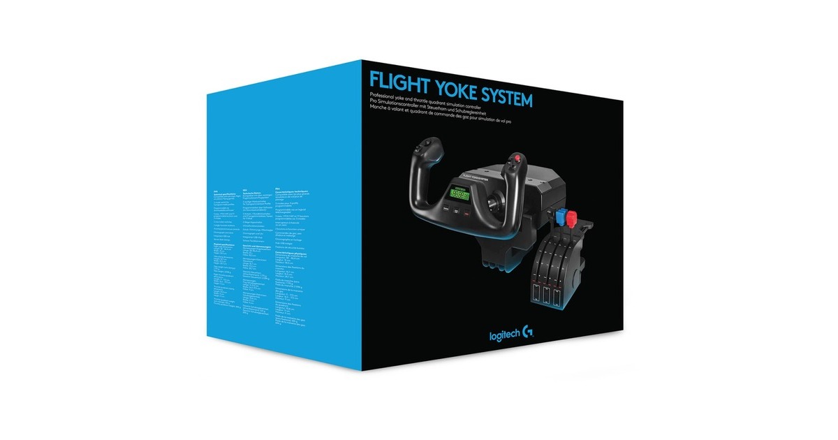 Logitech GSaitek Pro Flight Yoke gaming yoke  (PC, Mac)