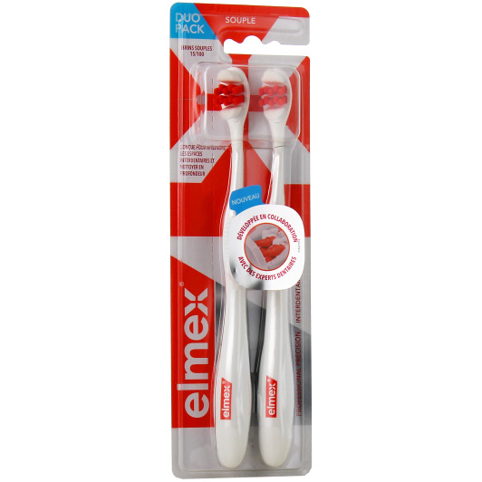 Brosse à dents souple Elmex Précision interdentaire